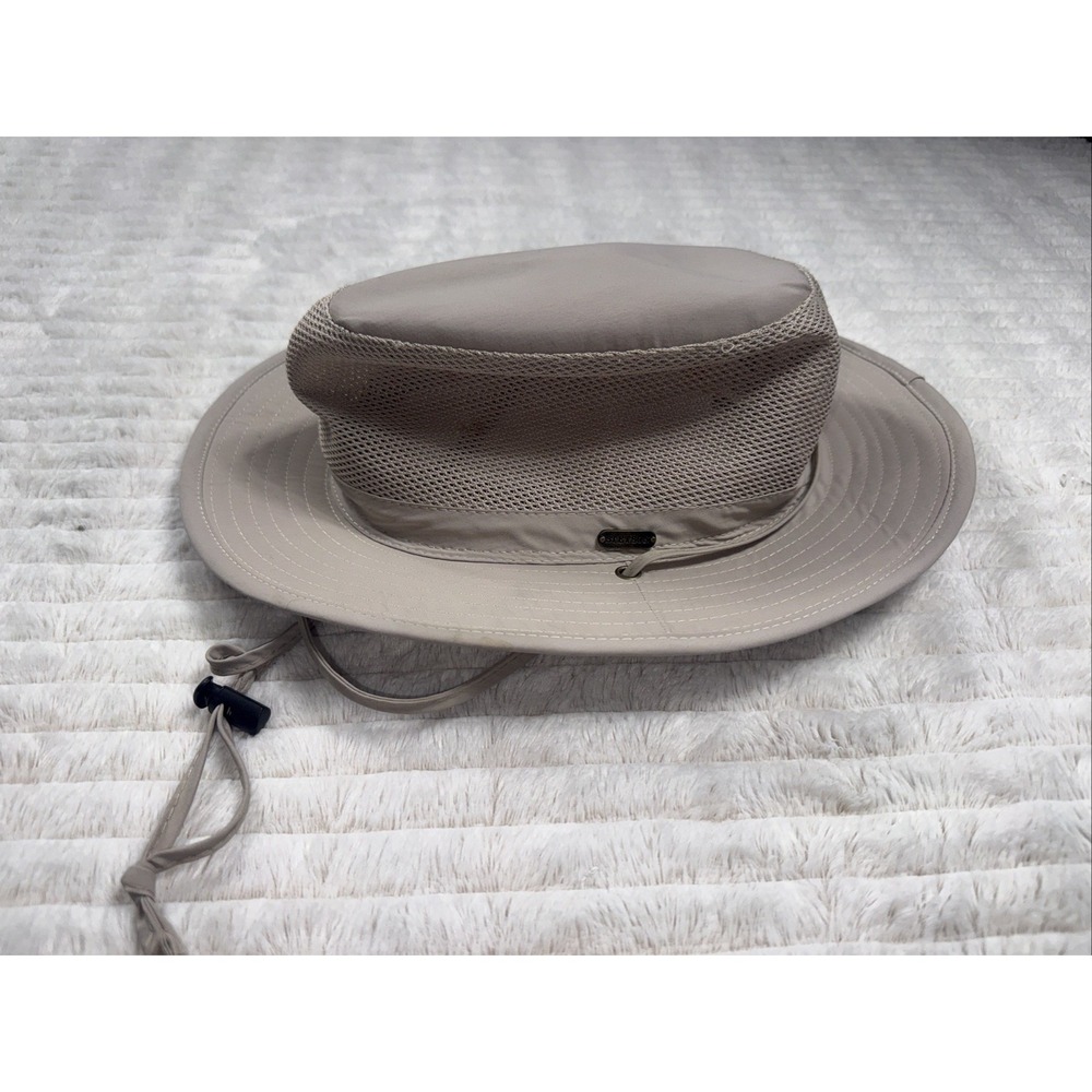 Stetson No Fly Zone Hat Beige Flaw Men's XL UPF 50+ Safari Garden Hiking